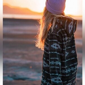 Notice the Reckless Poncho NWOT